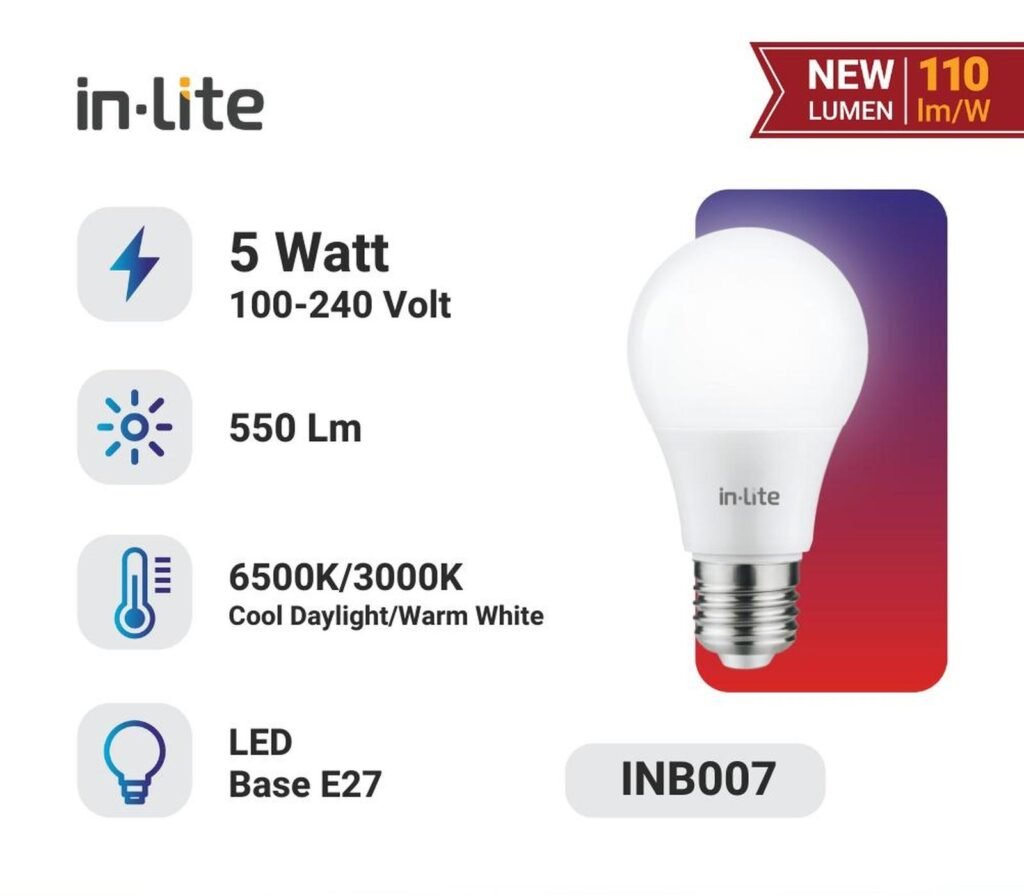 inlite bulb 5 watt