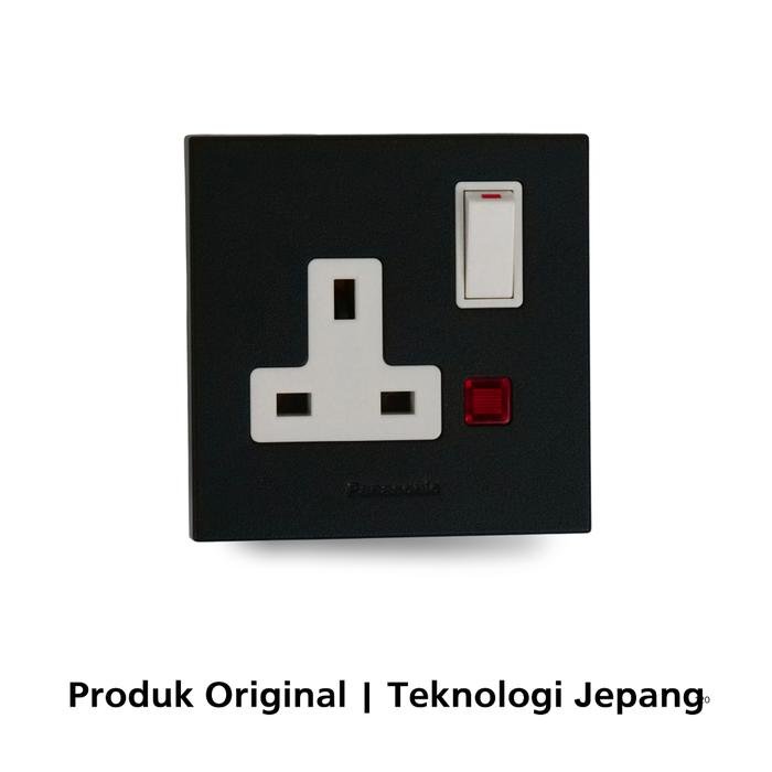 panasonic style e stopkontak ac hitam